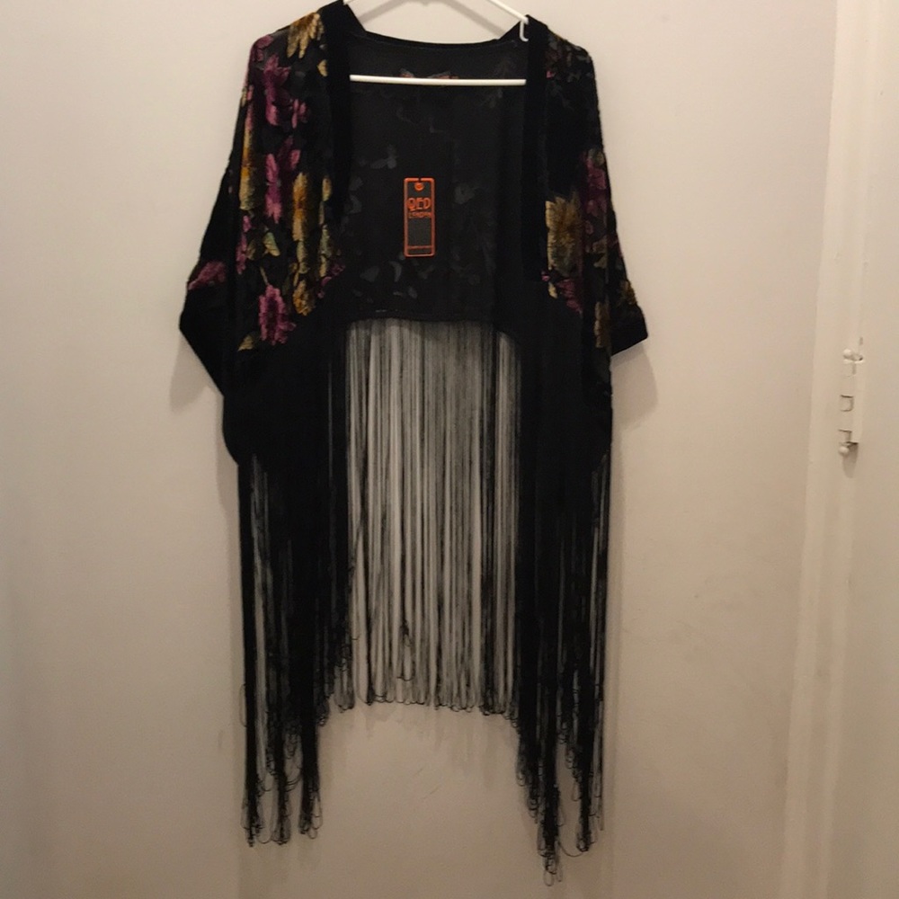 Boho Fringe Shawl